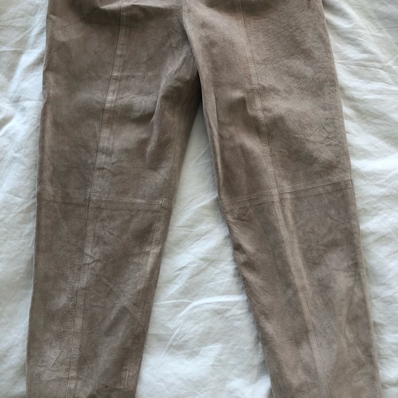 GORGEOUS Vintage Christian Dior suede trouser pants high rise - Picture 6 of 16